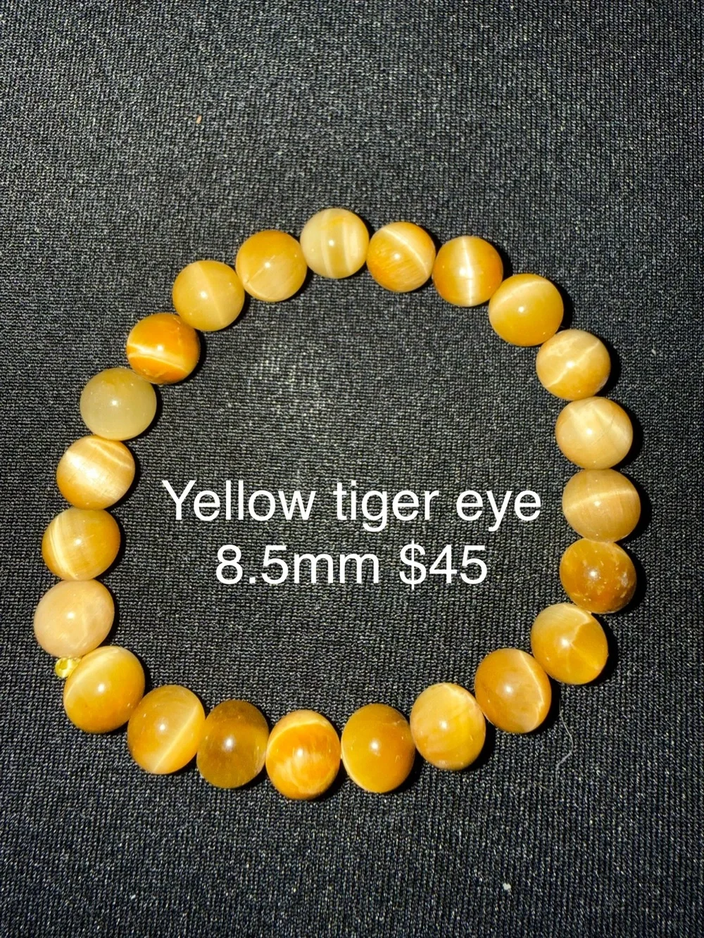 Yellow, red and brown variety of authentic crystal bead bracelets